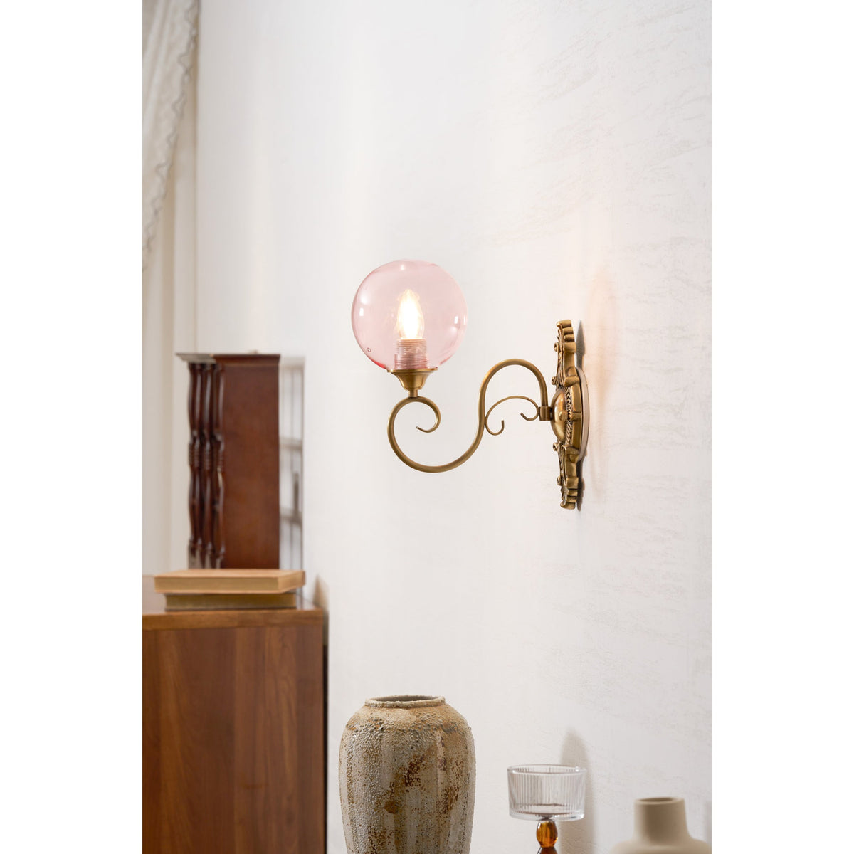 Lampada da Parete in Vetro Evelyn