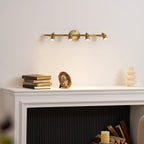 Lampada da Parete in Ottone Halophane