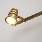 Lampada da Parete in Ottone Halophane