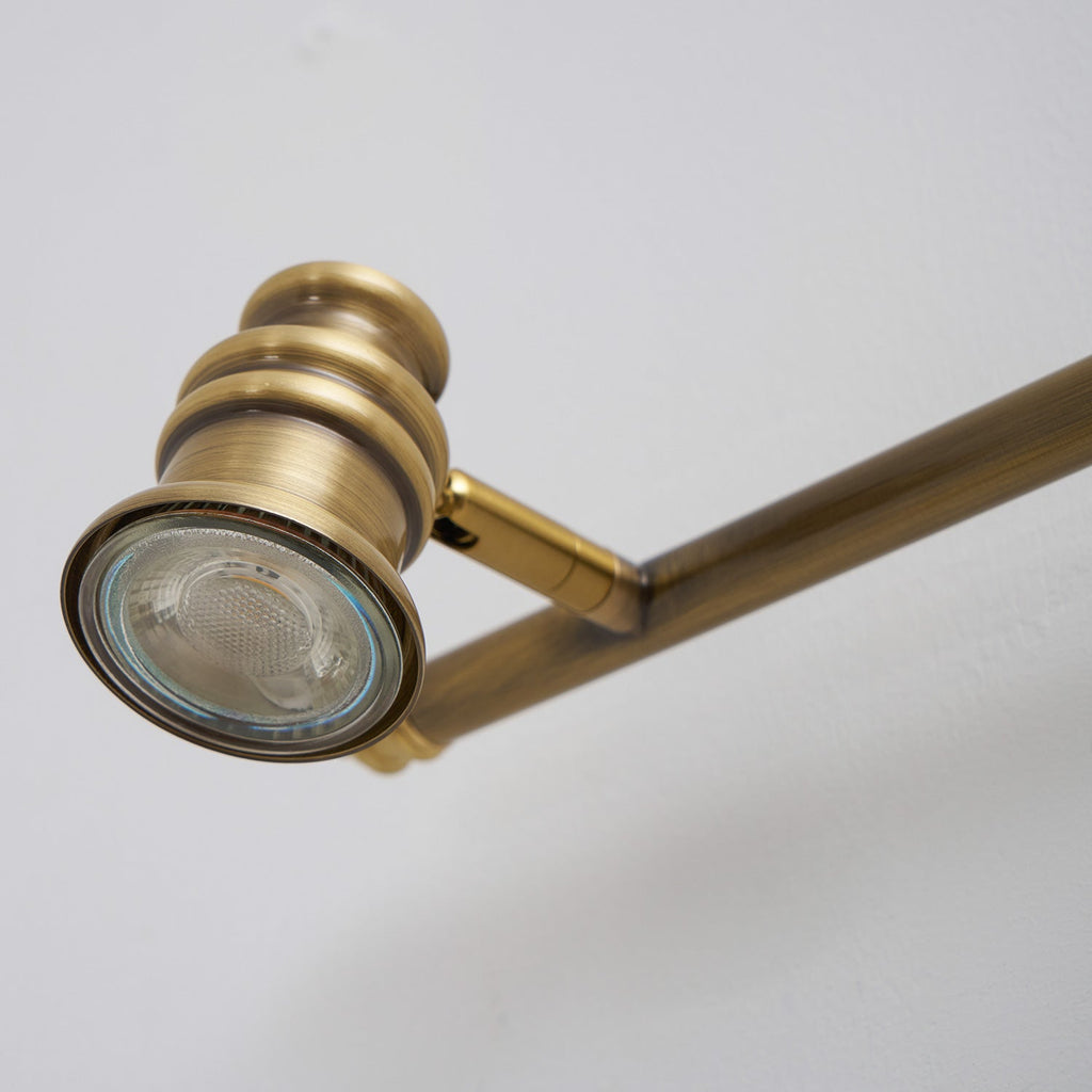 Lampada da Parete in Ottone Halophane