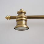 Lampada da Parete in Ottone Halophane