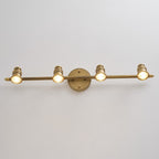 Lampada da Parete in Ottone Halophane