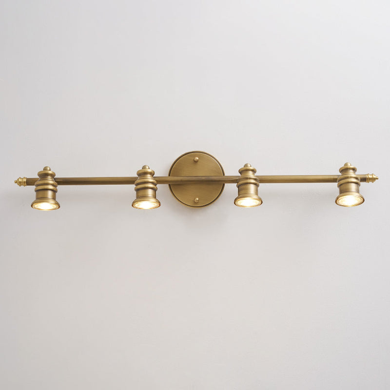 Lampada da Parete in Ottone Halophane