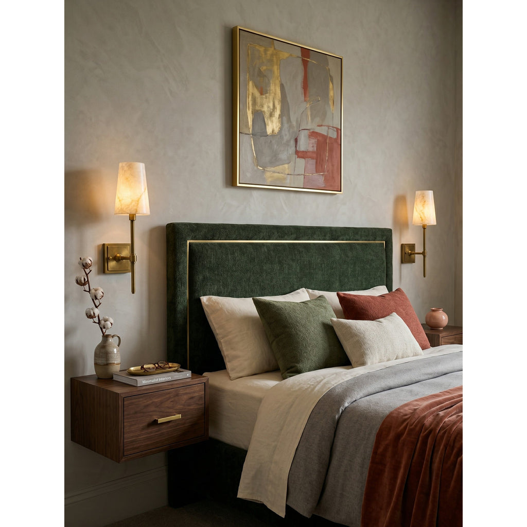 Applique da muro Hillsdale Alabaster