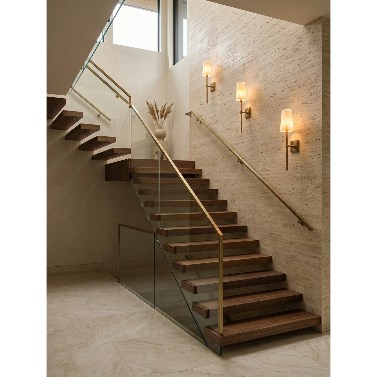 Applique da muro Hillsdale Alabaster