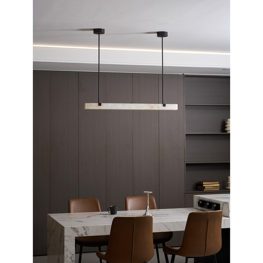 Lampadario Mission Alabastro