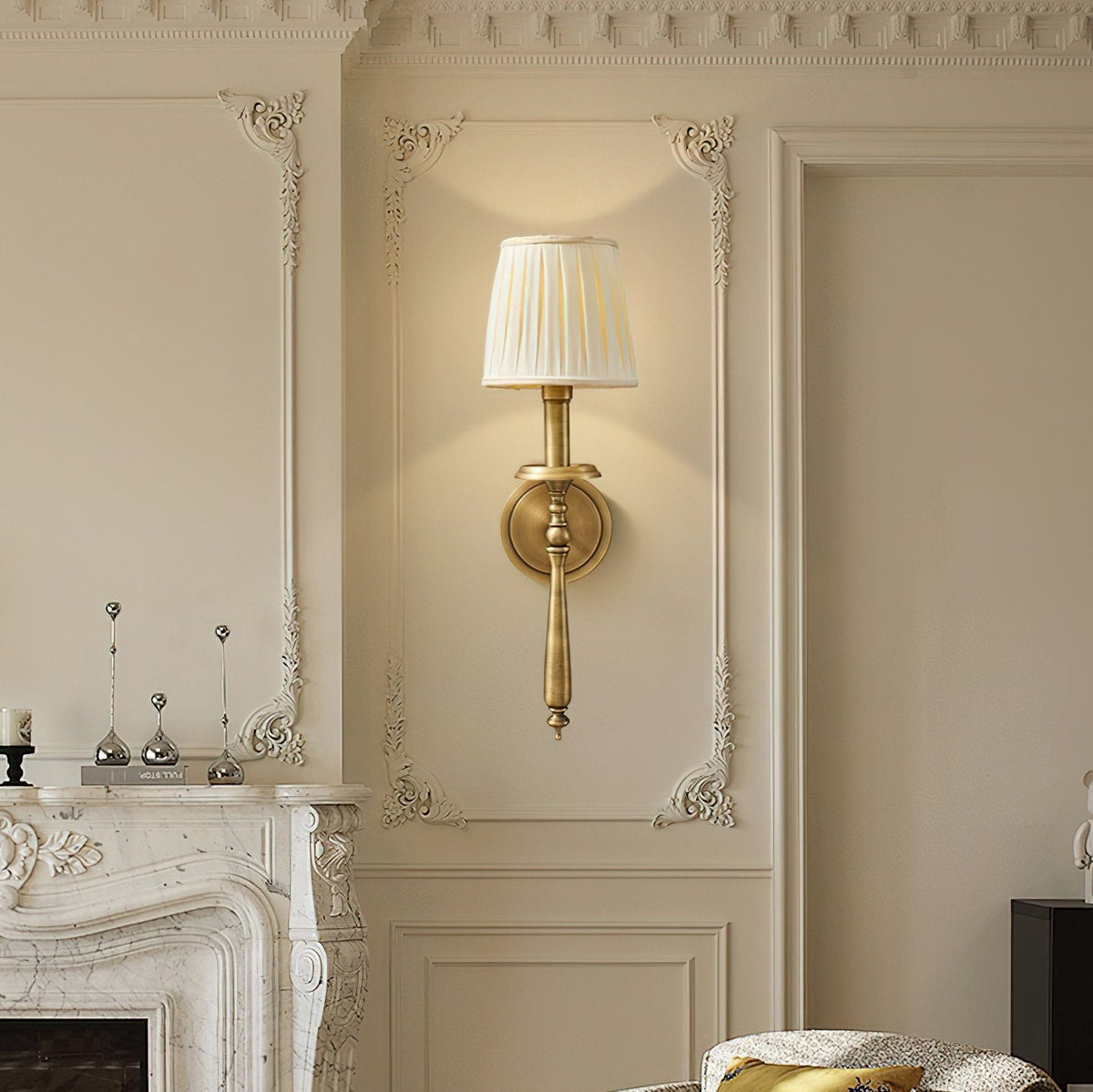 Applique da Parete in Ottone Oxford
