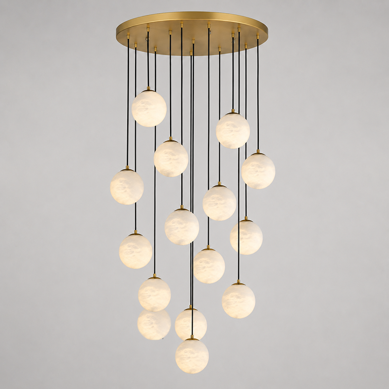 Lampadario in Alabastro Savina
