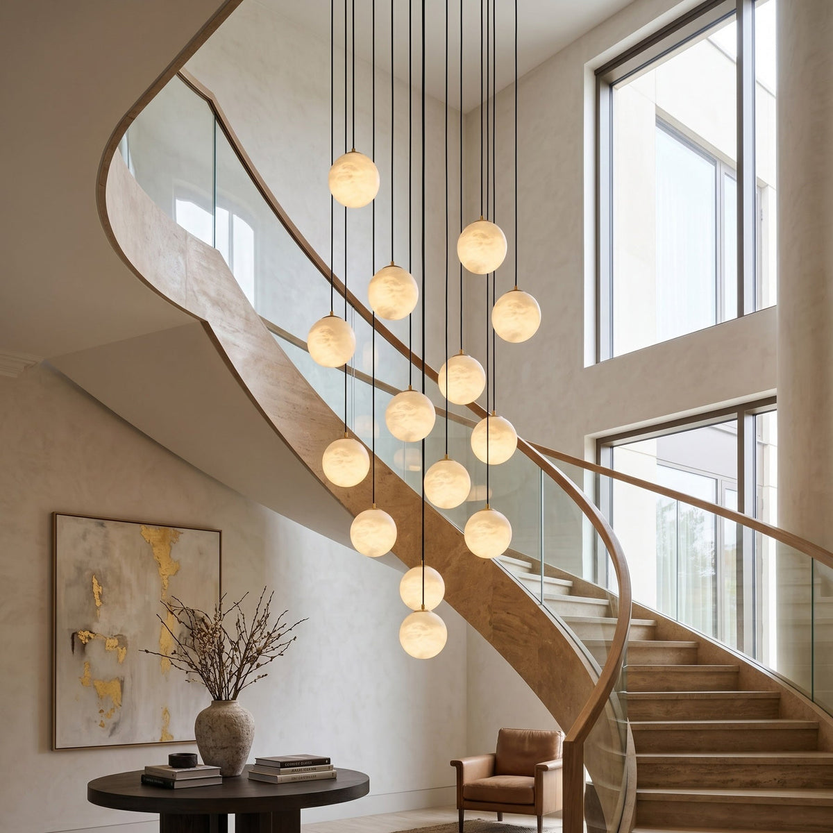 Lampadario in Alabastro Savina