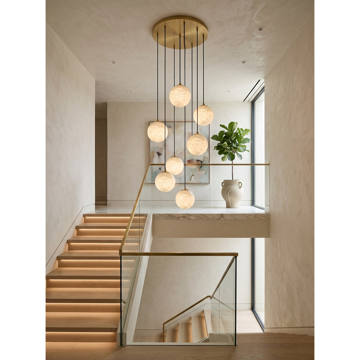 Lampadario in Alabastro Savina