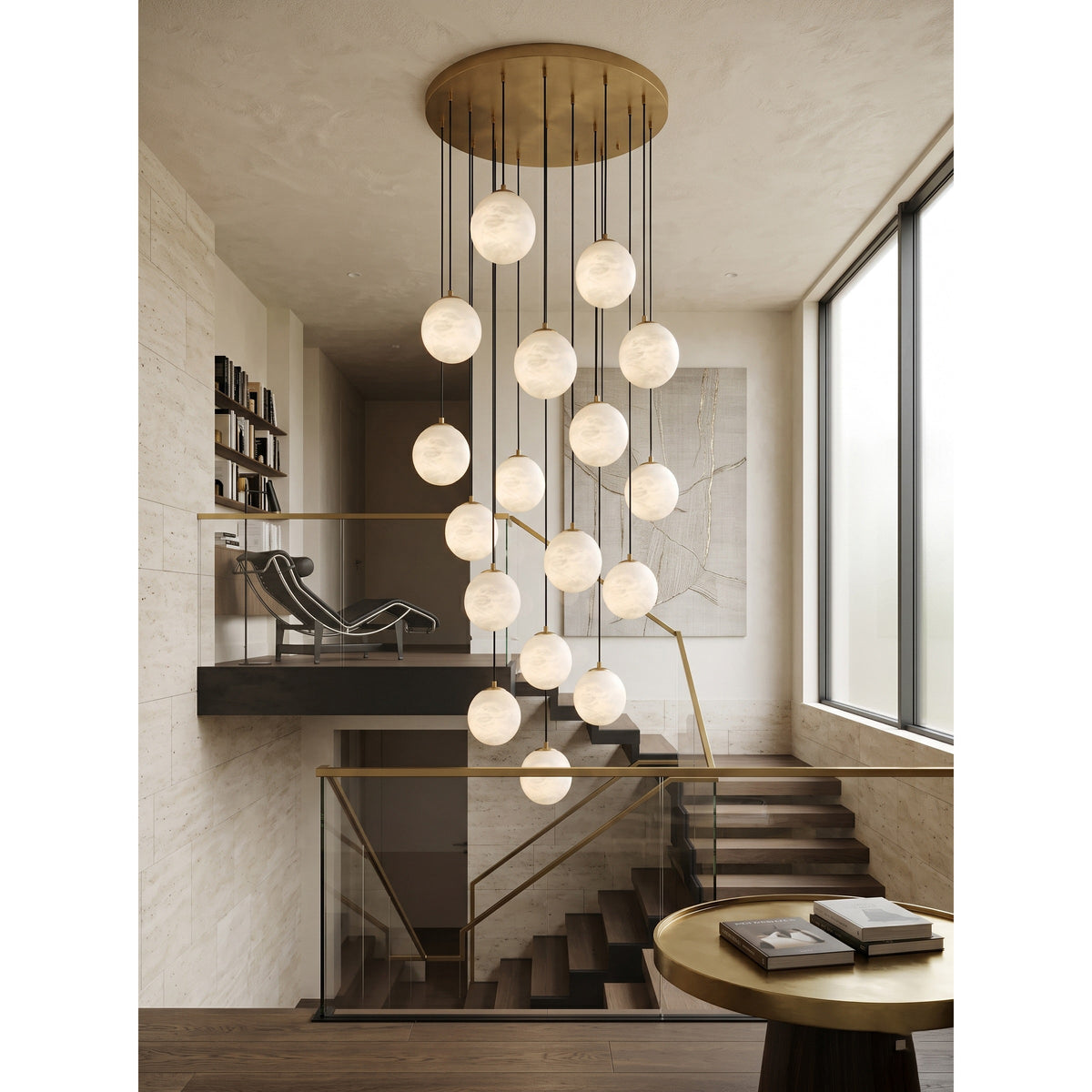 Lampadario in Alabastro Savina