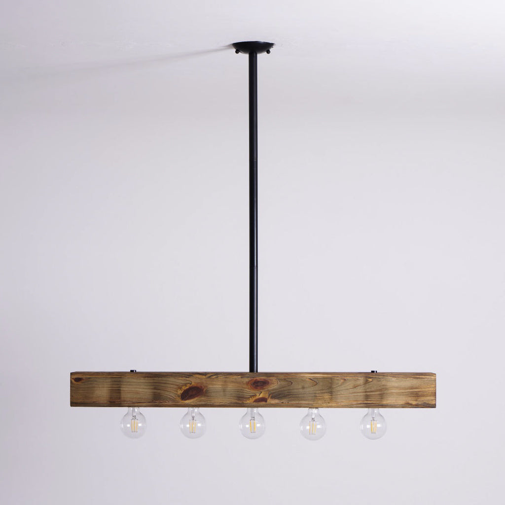 Lampadario a Isole in Legno