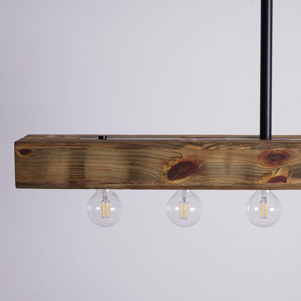 Lampadario a Isole in Legno