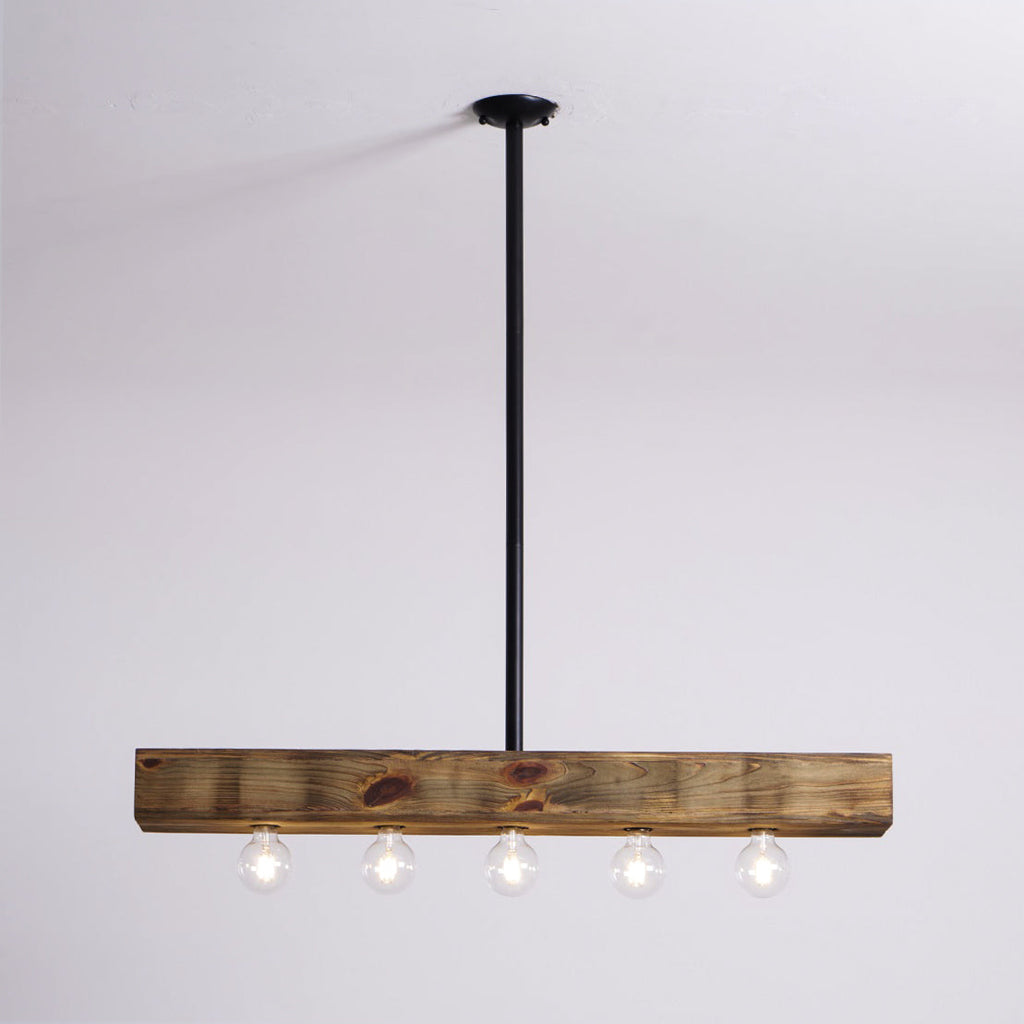 Lampadario a Isole in Legno