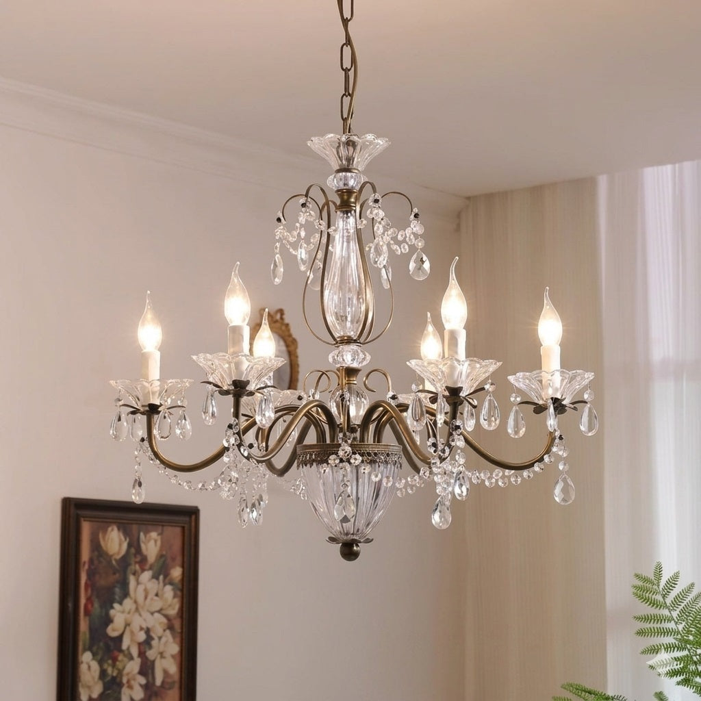 Lampadario in Cristallo Venatici