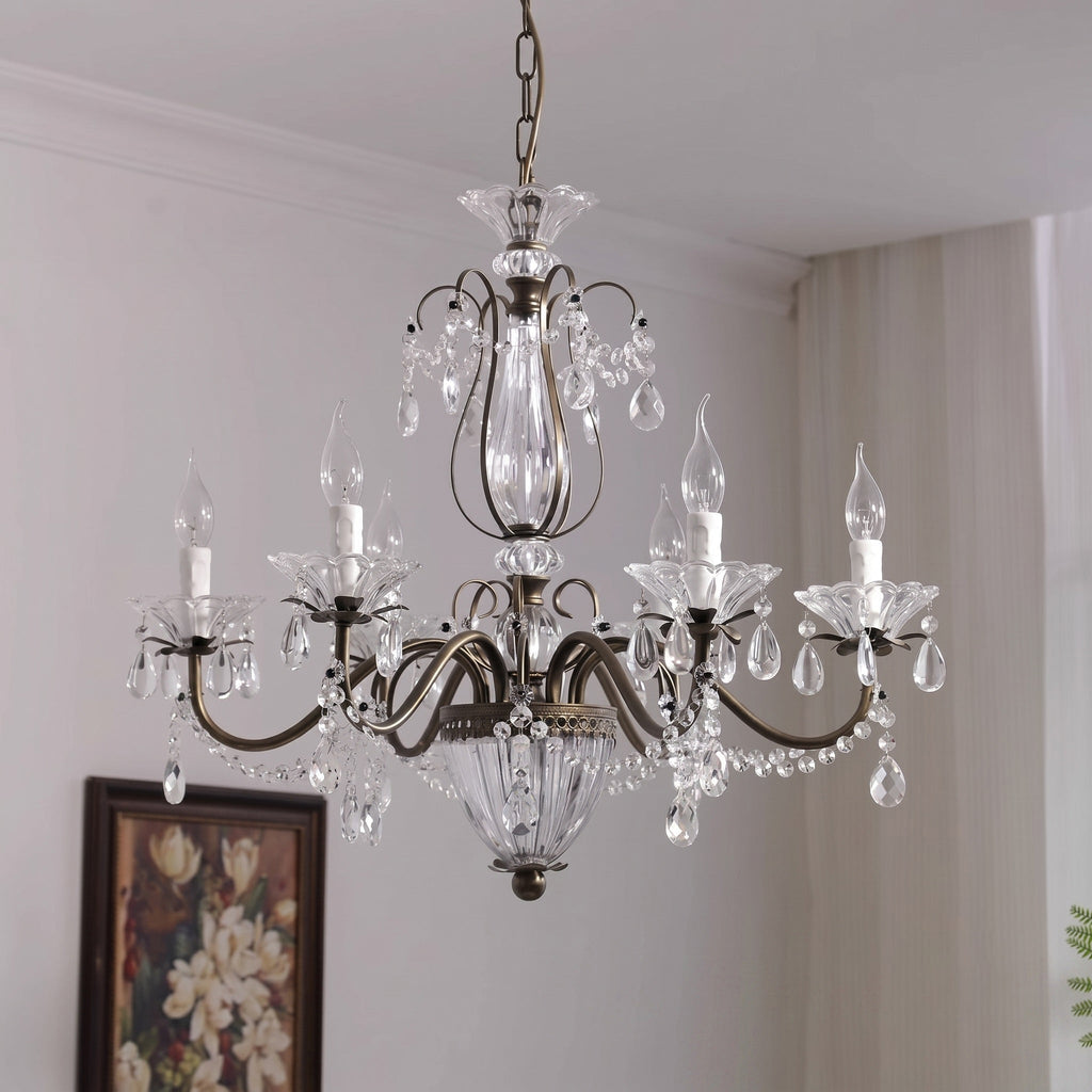 Lampadario in Cristallo Venatici