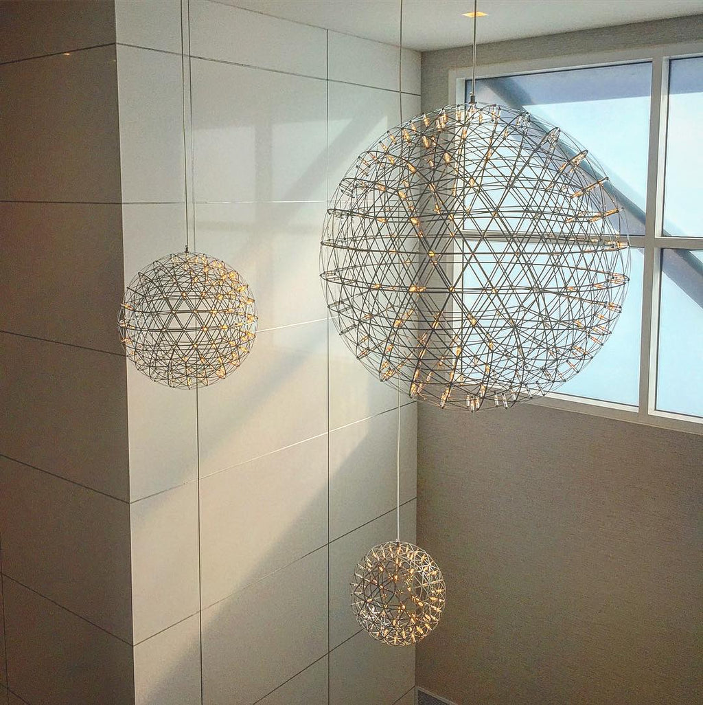 Sfera Pendente LED Geodetica