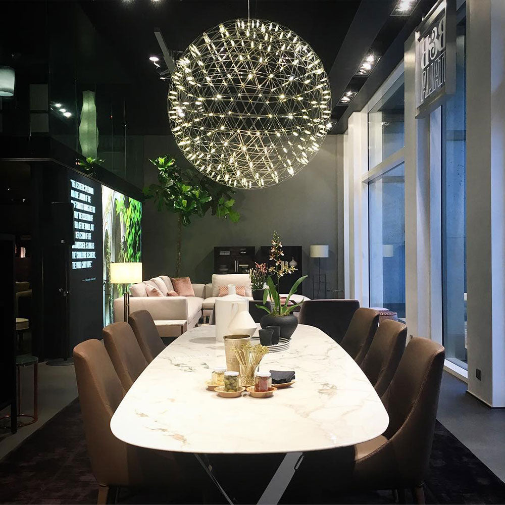 Sfera Pendente LED Geodetica
