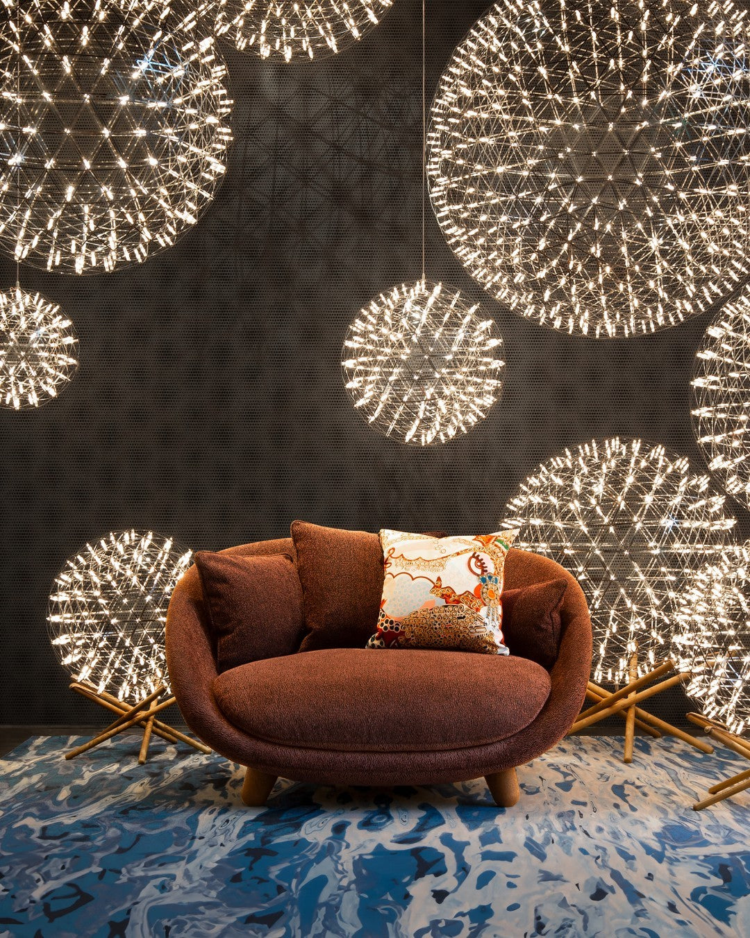 Sfera Pendente LED Geodetica