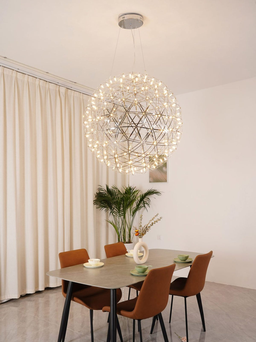 Sfera Pendente LED Geodetica