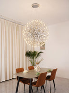 Sfera Pendente LED Geodetica