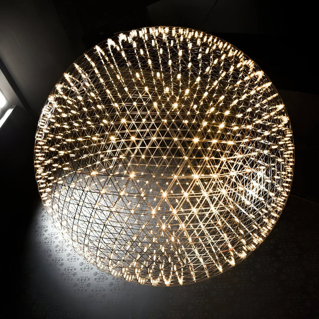 Sfera Pendente LED Geodetica
