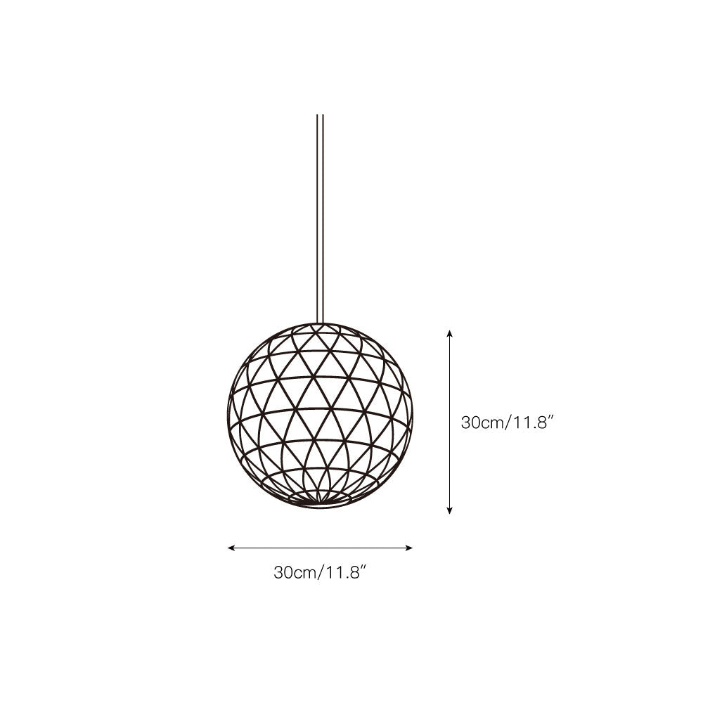 Sfera Pendente LED Geodetica