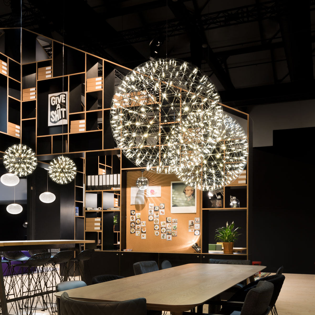Sfera Pendente LED Geodetica
