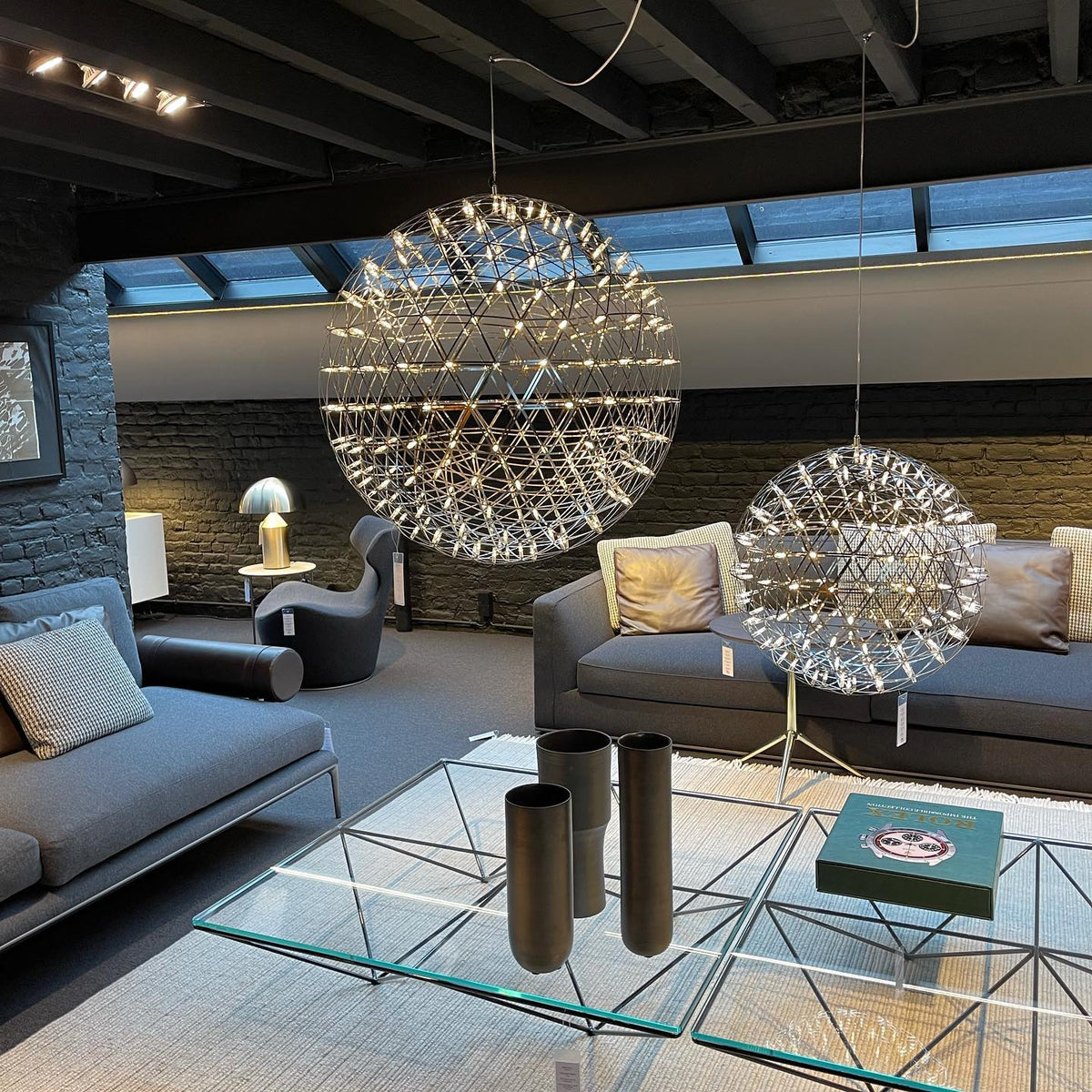 Sfera Pendente LED Geodetica