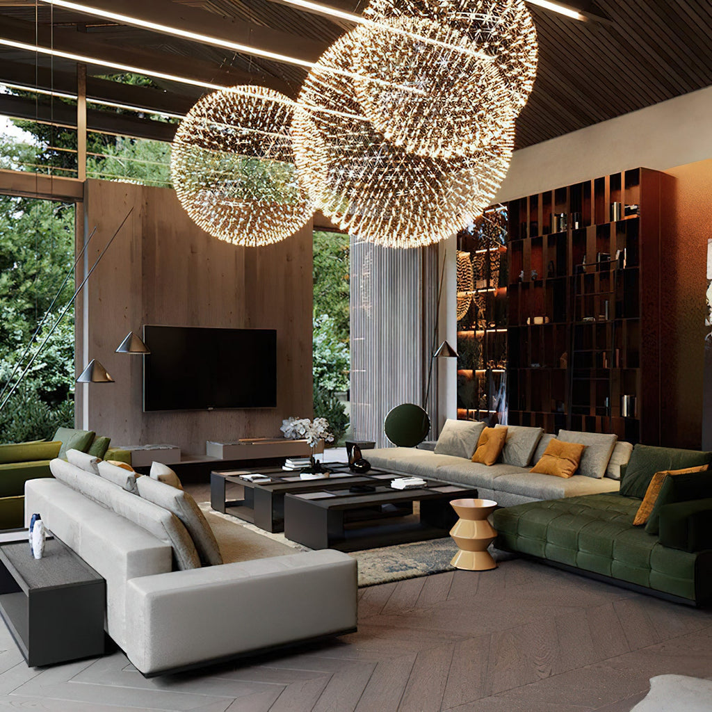 Sfera Pendente LED Geodetica