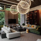 Sfera Pendente LED Geodetica