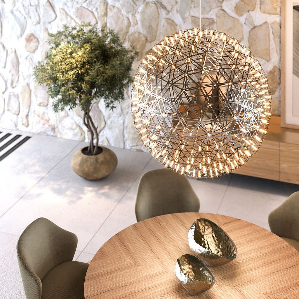 Sfera Pendente LED Geodetica
