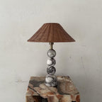 Lampada da Tavolo in Marmo Rattan