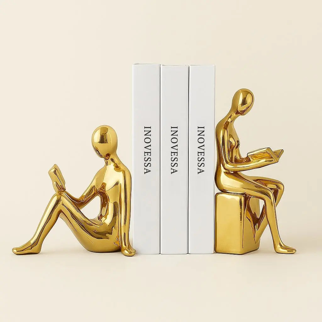 Set di Sculture Fermalibri Read & Rest