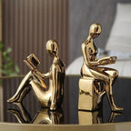 Set di Sculture Fermalibri Read & Rest