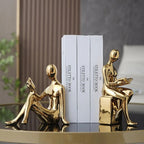 Set di Sculture Fermalibri Read & Rest