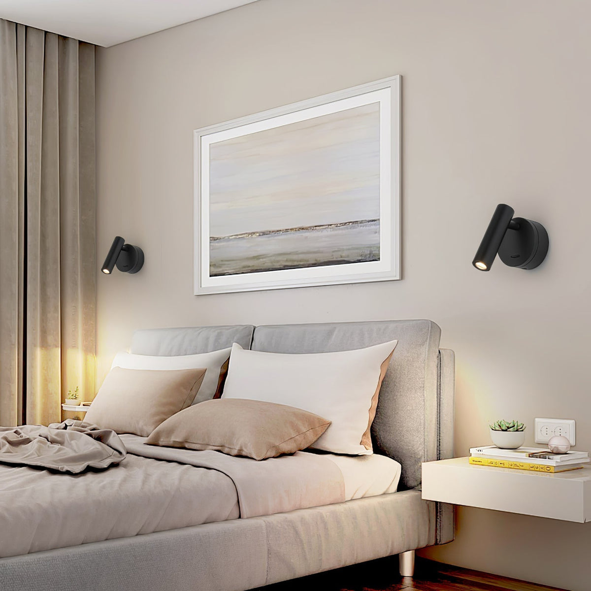 Adela Applique Art Premium LED per Lettura Camera da Letto Moderna