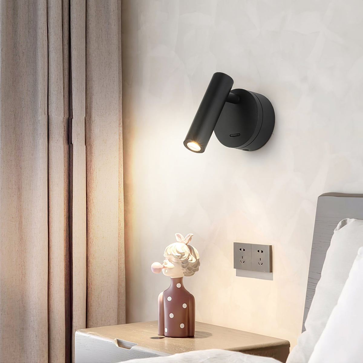 Adela Applique Art Premium LED per Lettura Camera da Letto Moderna
