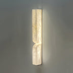 Lampada da Parete Rettangolare in Alabastro