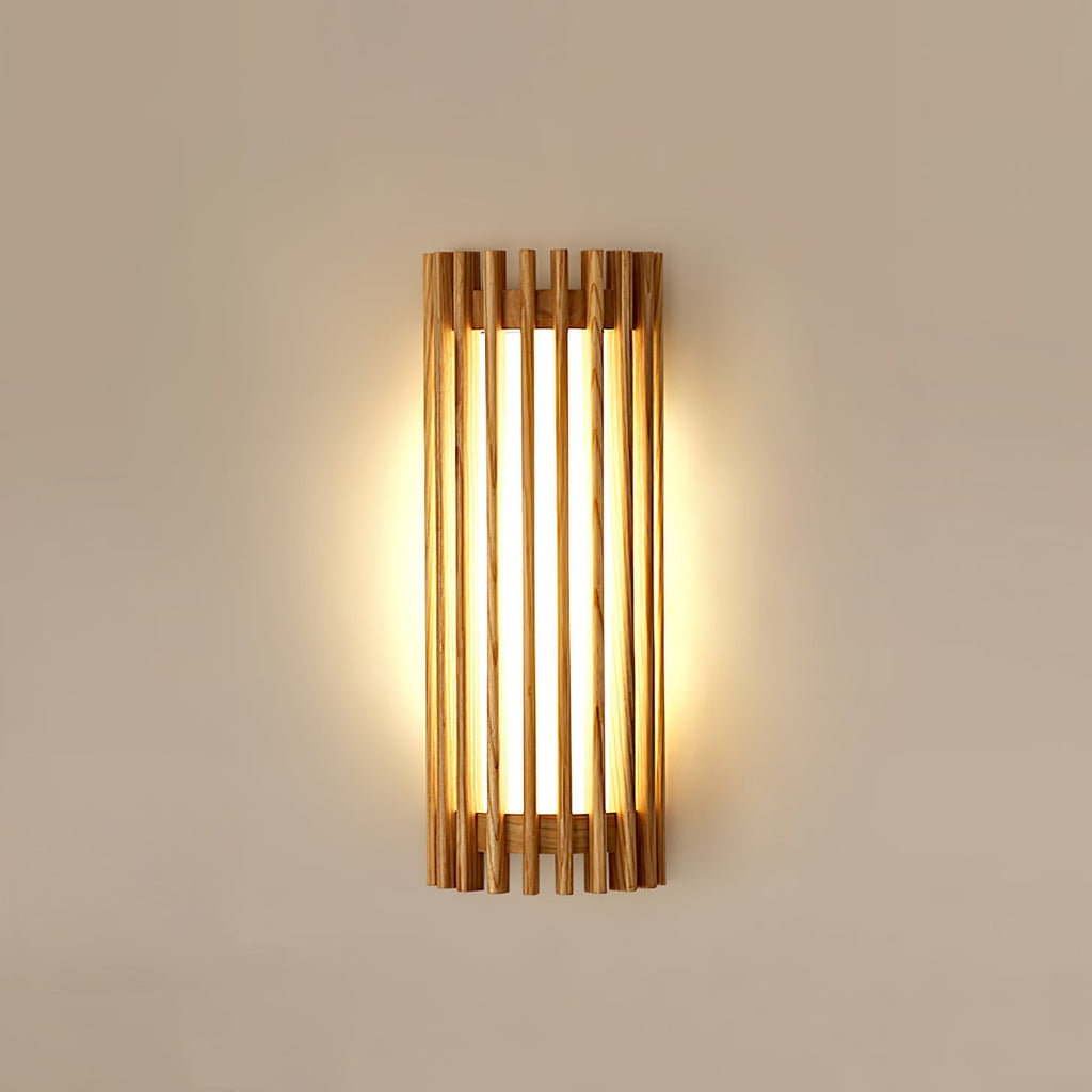 Lampada da Parete Interna Neyra in Noce