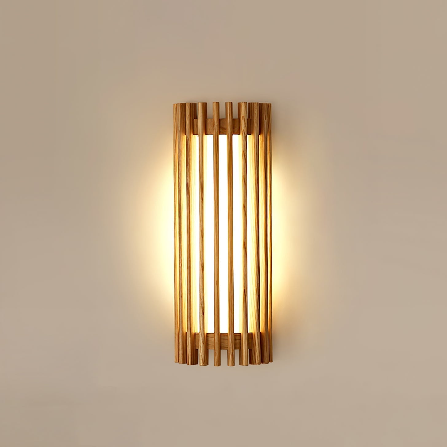 Lampada da Parete Interna Neyra in Noce