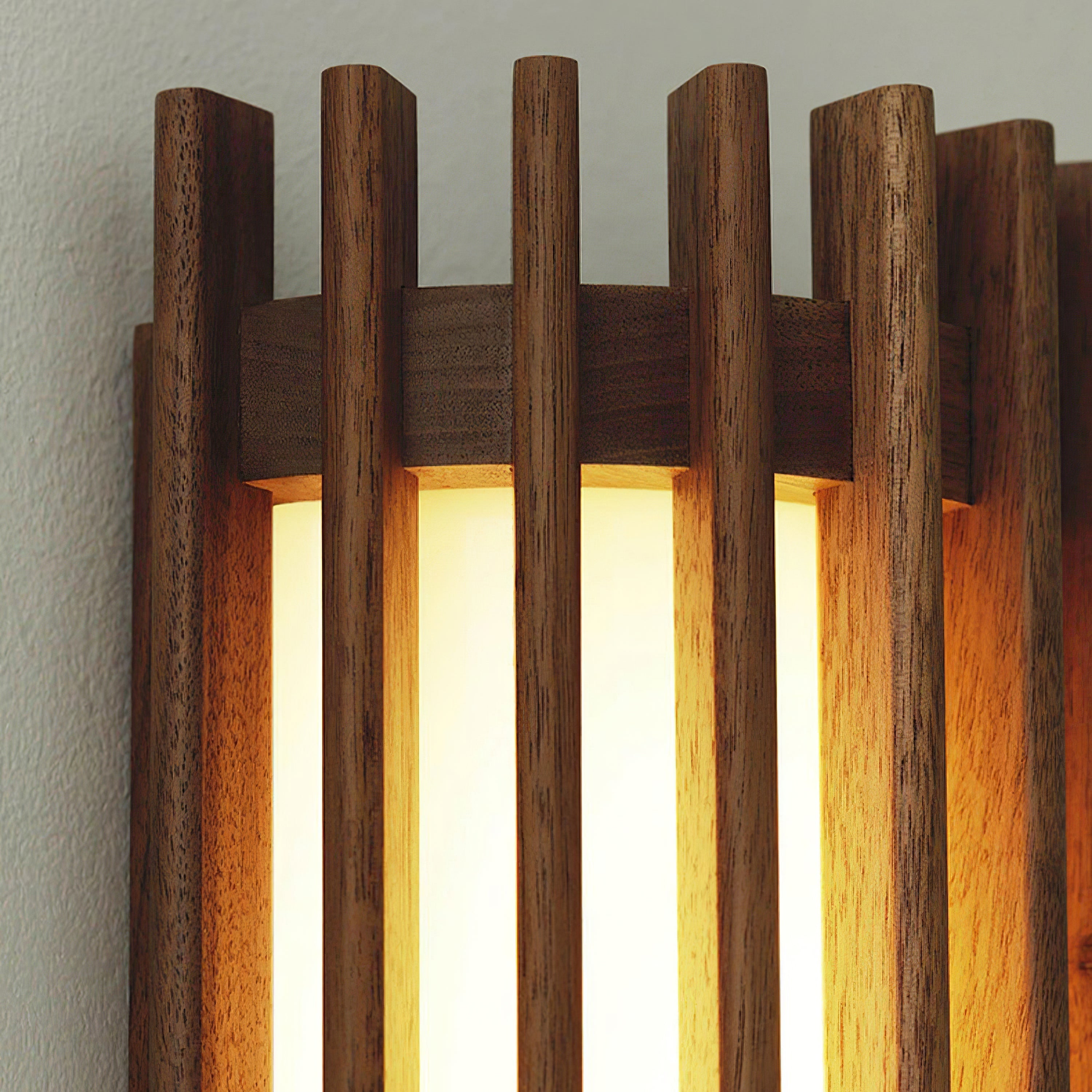 Lampada da Parete Interna Neyra in Noce