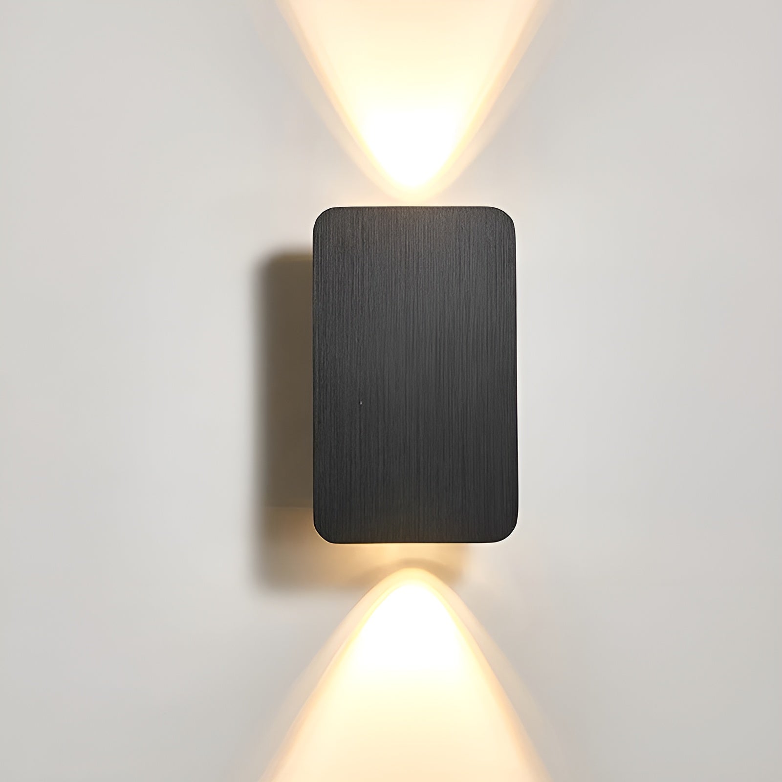Lampada da parete Resilux – Alluminio – Bianco caldo – Rettangolare – Lampada a LED moderna per interni eleganti
