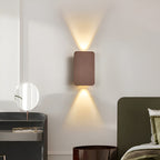 Lampada da parete Resilux – Alluminio – Bianco caldo – Rettangolare – Lampada a LED moderna per interni eleganti