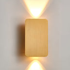 Lampada da parete Resilux – Alluminio – Bianco caldo – Rettangolare – Lampada a LED moderna per interni eleganti