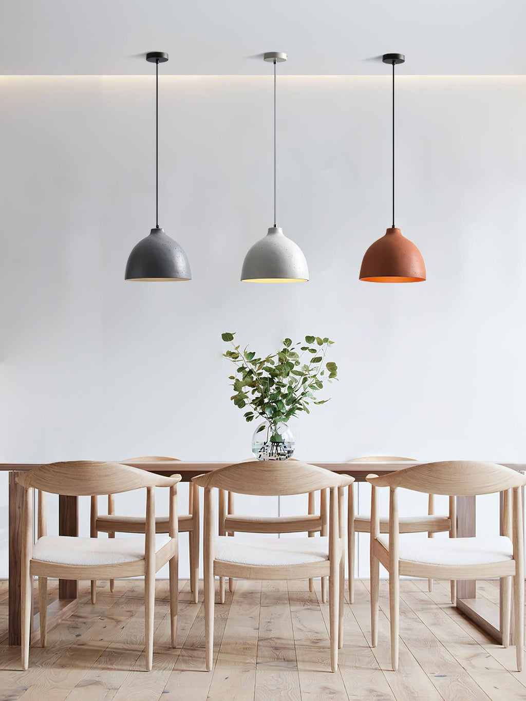Lampada a sospensione in resina