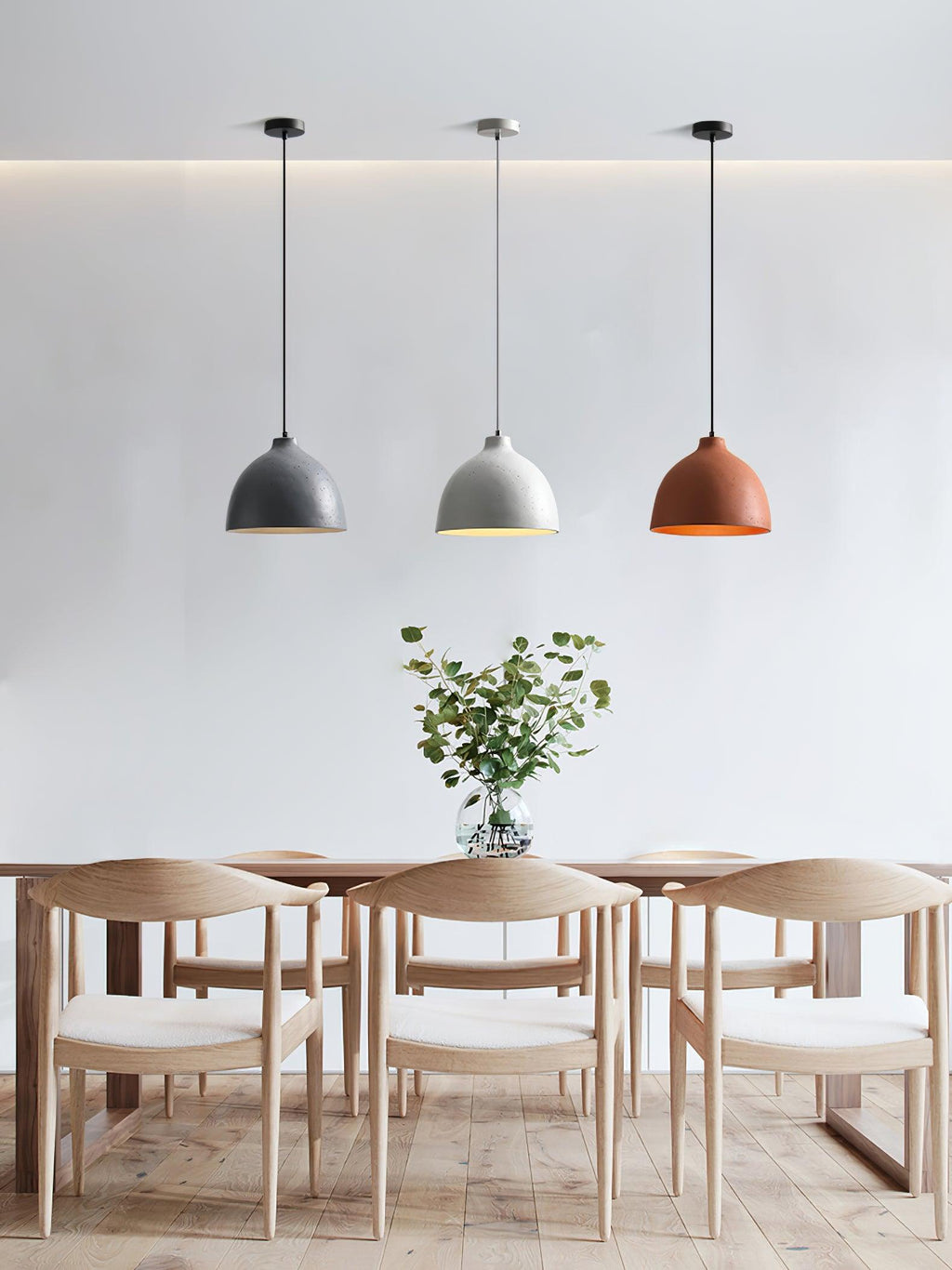 Lampada a sospensione in resina