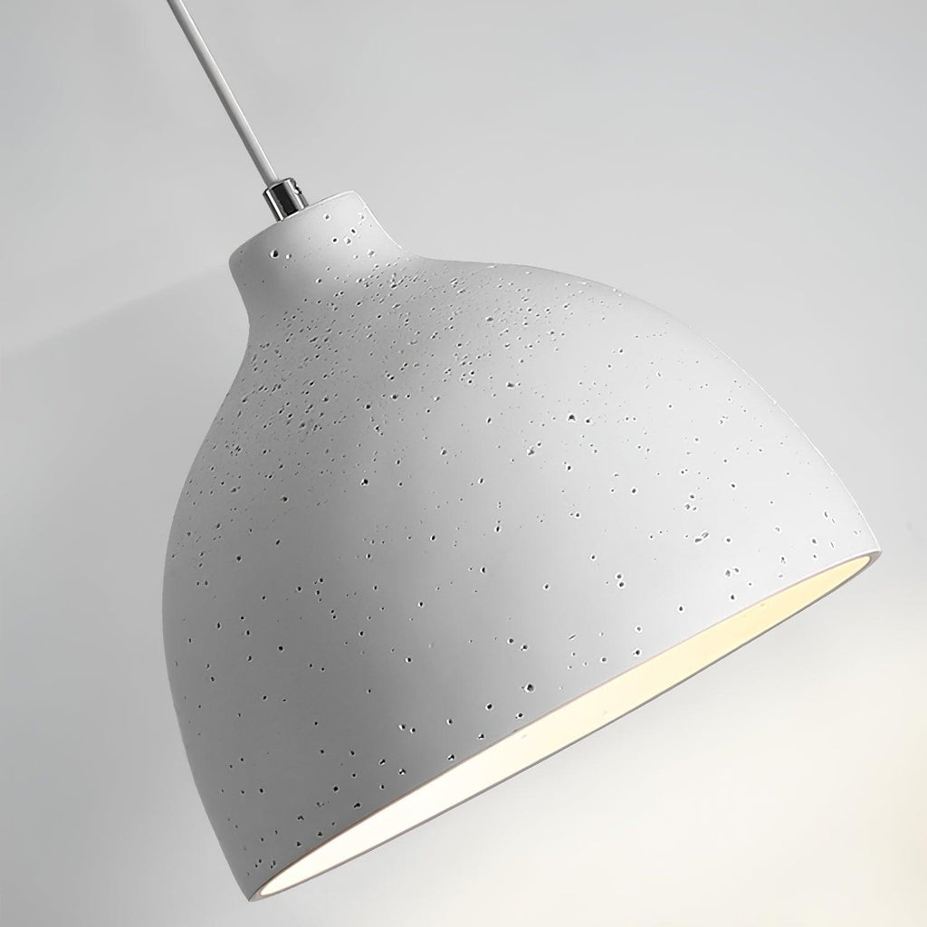 Lampada a sospensione in resina