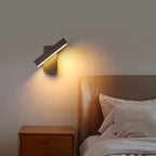 Halven | Luce da parete esterna a LED calda in alluminio con cablaggio IP65, interruttore a muro o sensore di movimento
