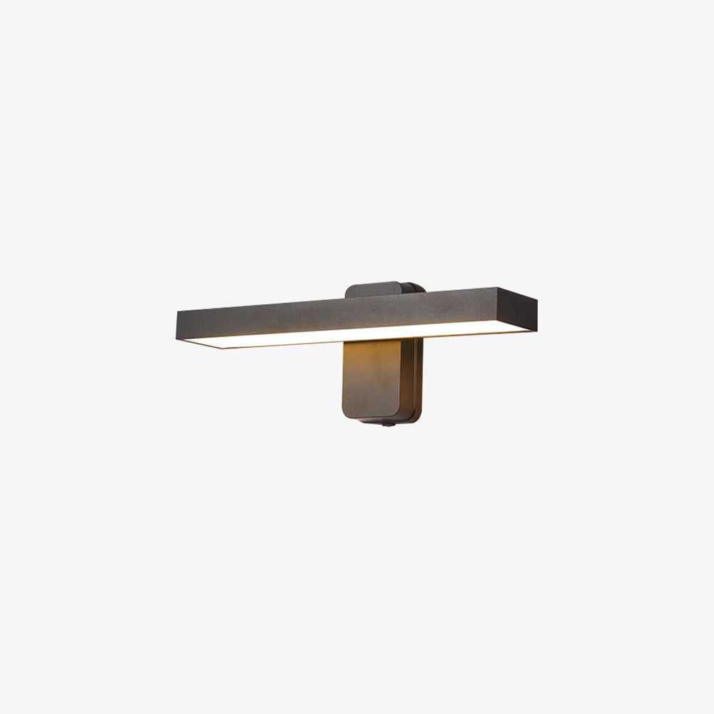 Halven | Luce da parete esterna a LED calda in alluminio con cablaggio IP65, interruttore a muro o sensore di movimento